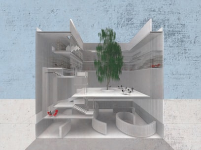 Section perspective by Melissa Russell.