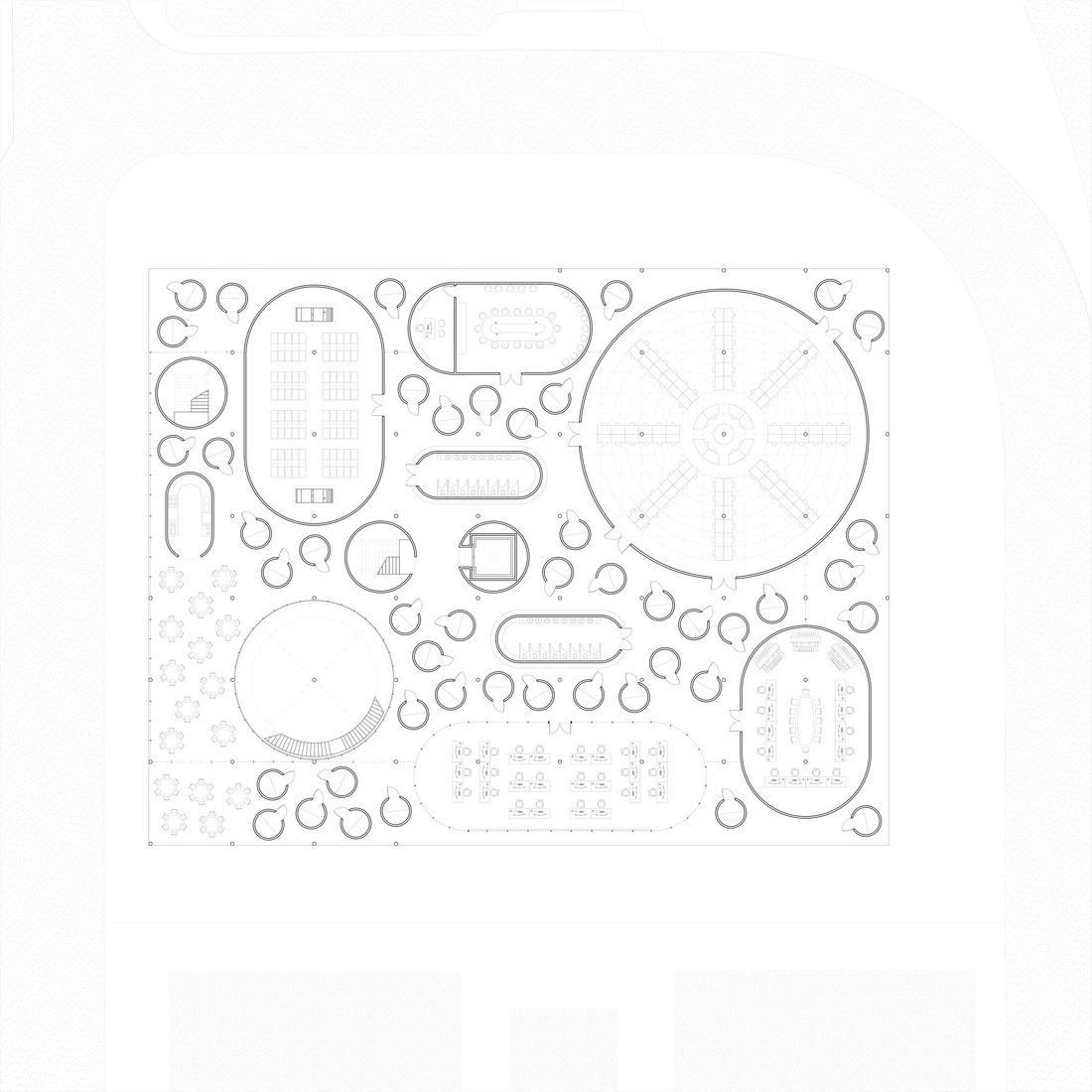 Plan drawing by Laura Quan.