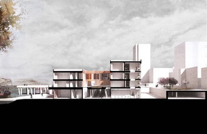 Section drawing by Nasim Rowshanabadi.