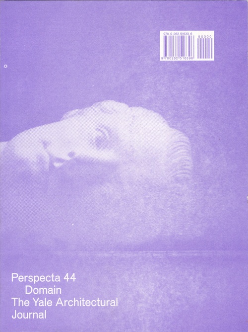 Cover of Perspecta 44: Domain