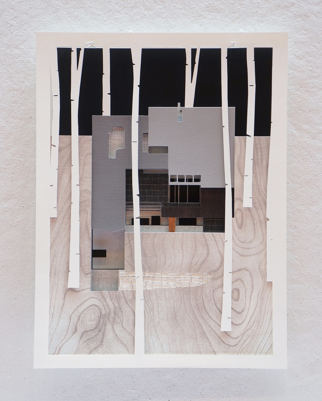 Collage of Alvar Aalto House