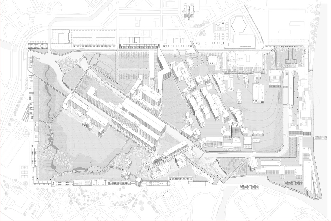 Urban plan drawing