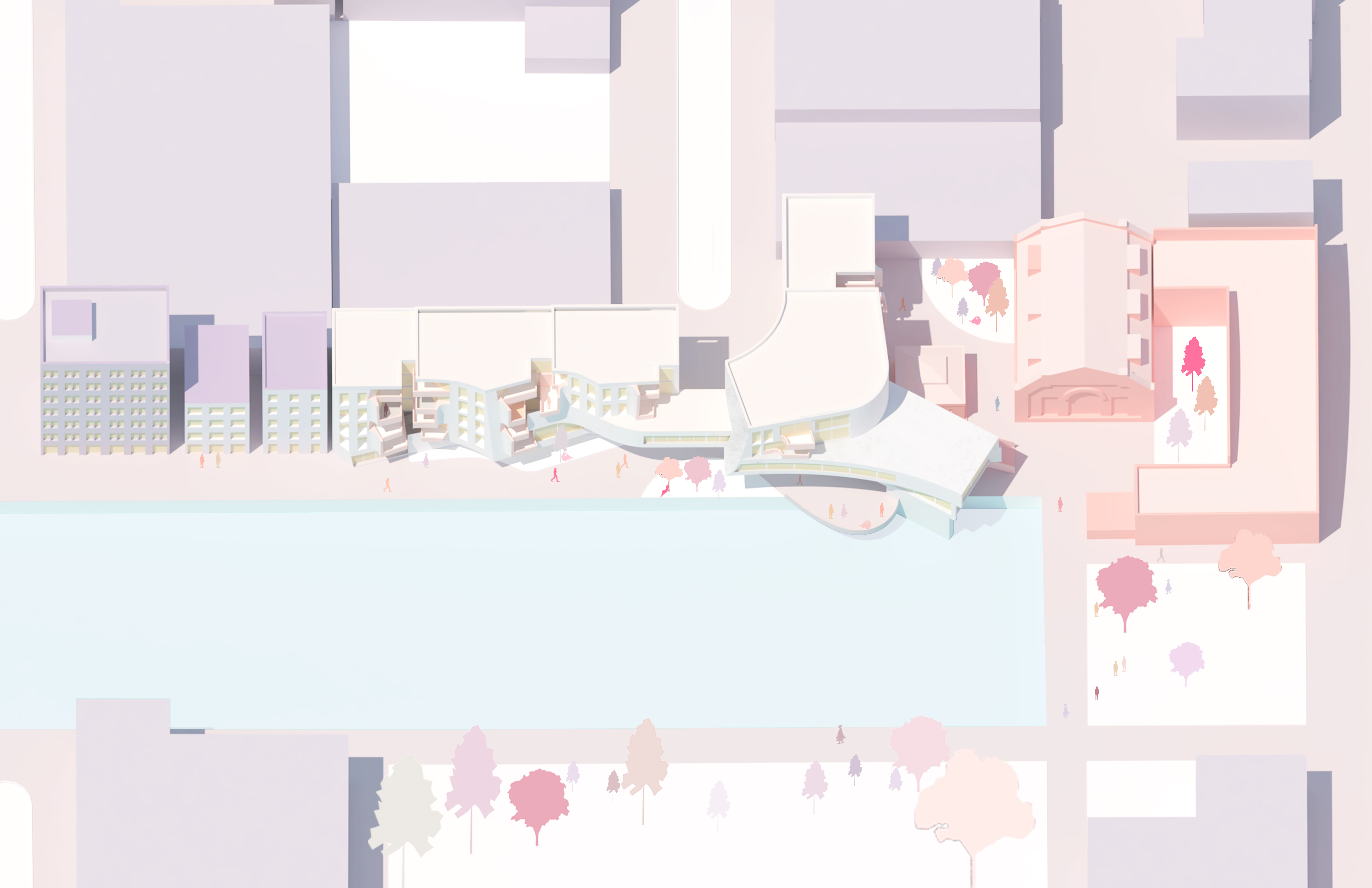 アート・デザイン・音楽 Approach - Graduate SchoolofArchitecture The Multifunctional Art Center Architecture at Lhozhag