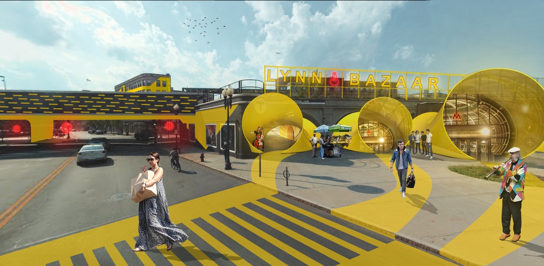 Perspective view by Nadeen Safa and Aslan Taheri.