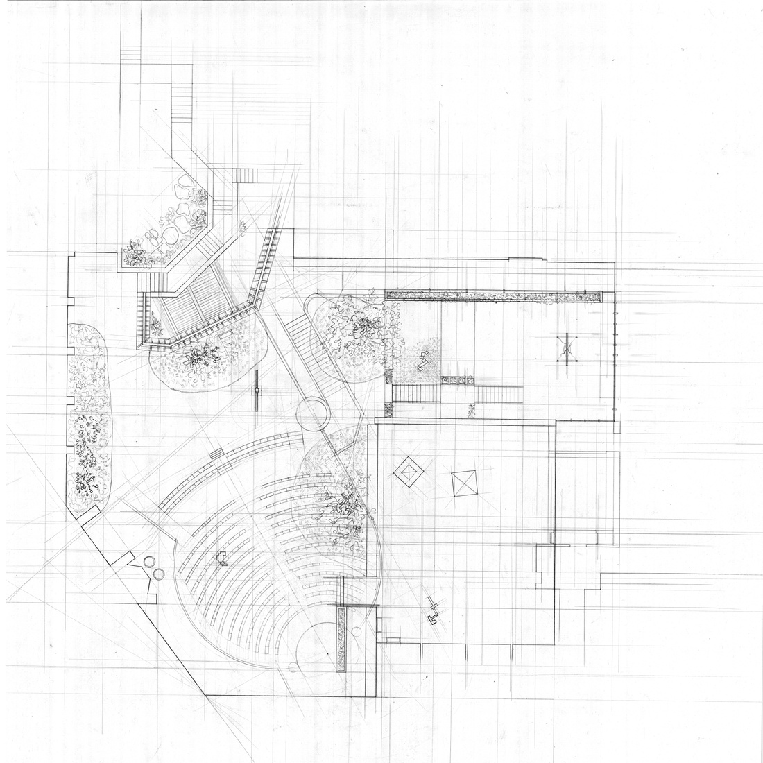 Plan drawing by Erin Hyelin Kim.