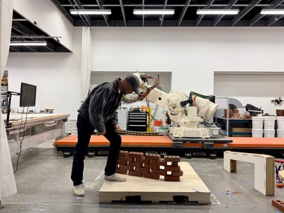 CNC brick wall assembly