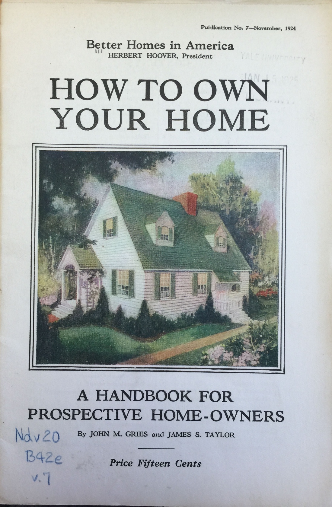 How to own your own home: A handbook for prospective home-owners (1924)