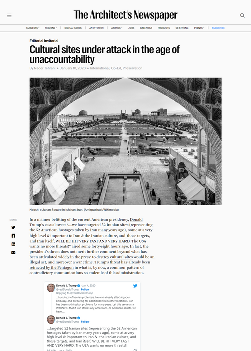 Cultural sites under attack in the age of unaccountability