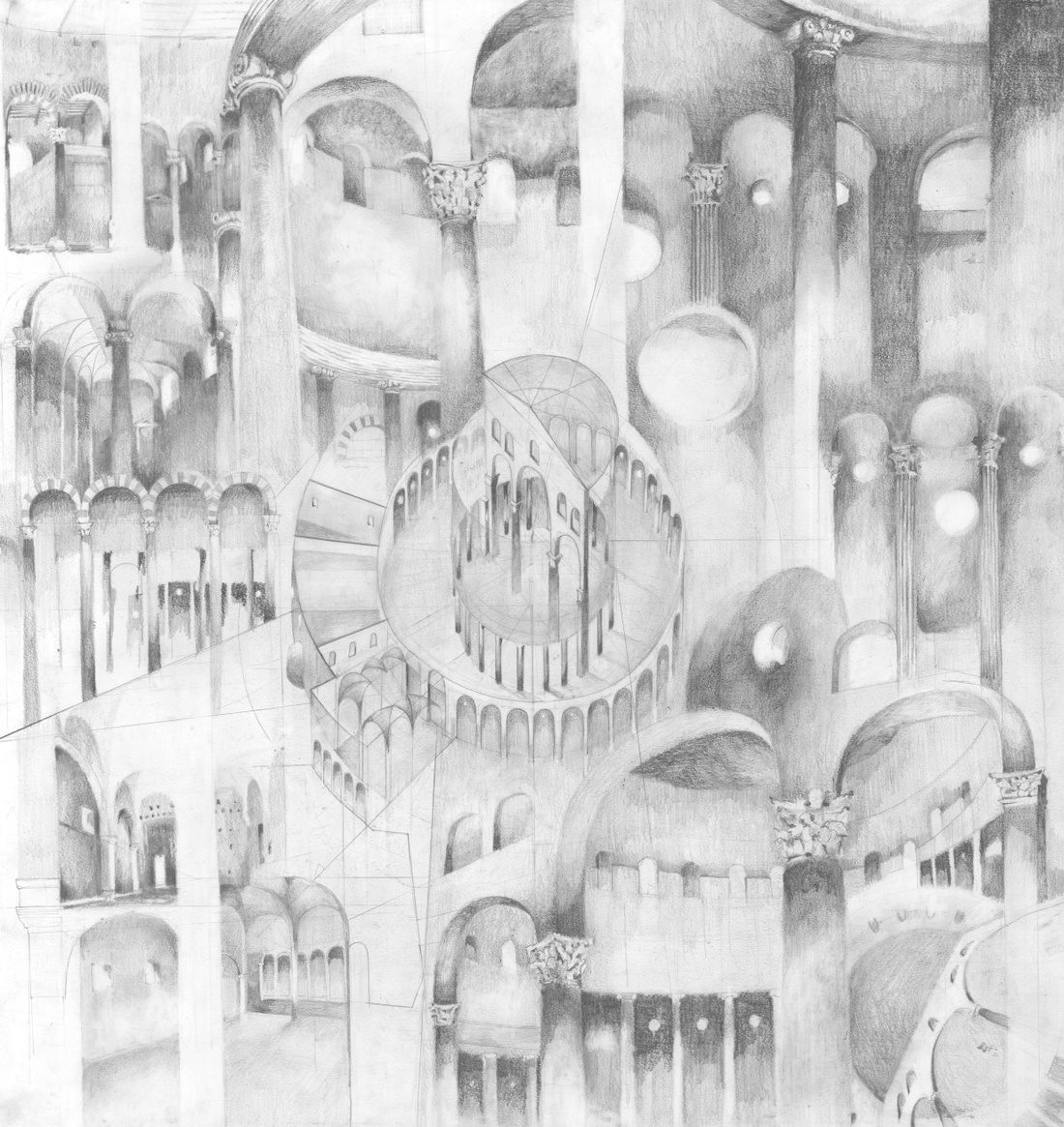 Drawing of Santo Stefano